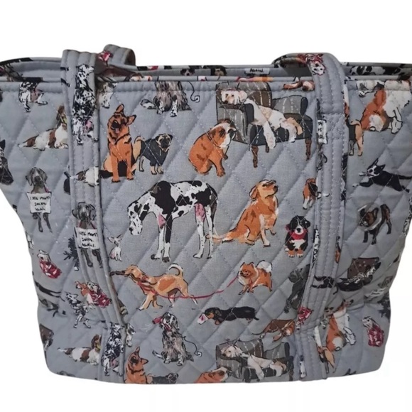 Cool Banksy Dog With Bazooka Tote Bag For Women - Reusable Cotton Shopper Bag - View #8